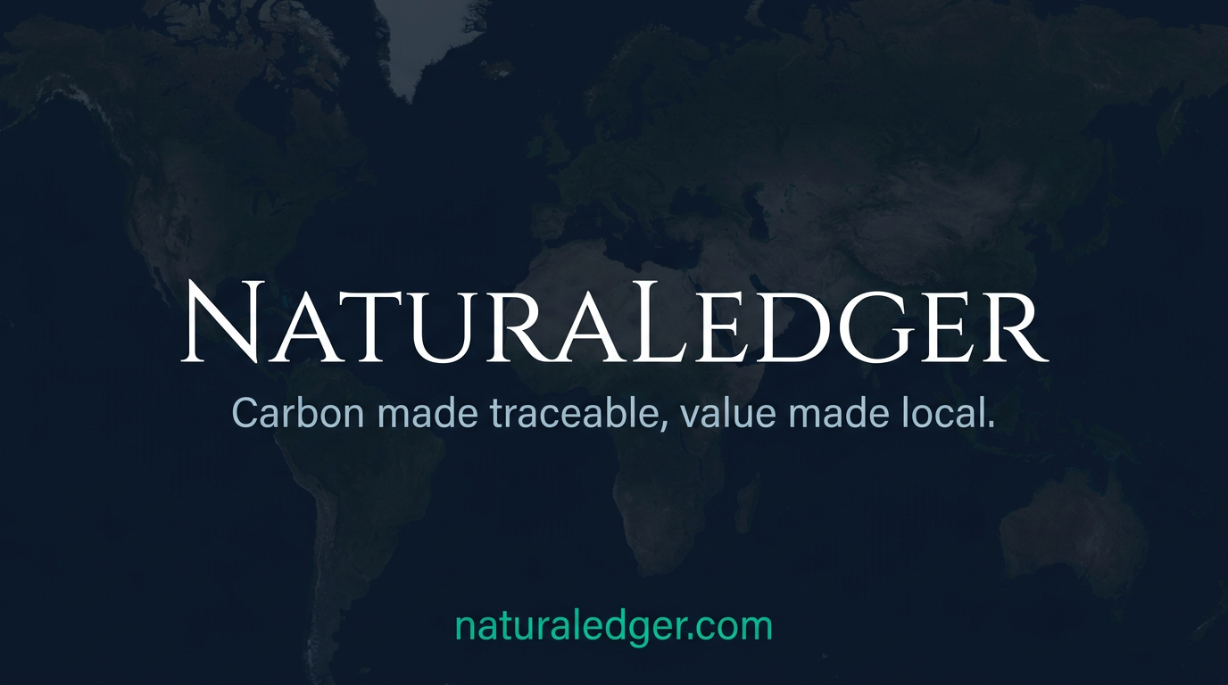 NaturaLedger — AI-Powered Carbon Credit Infrastructure Platform